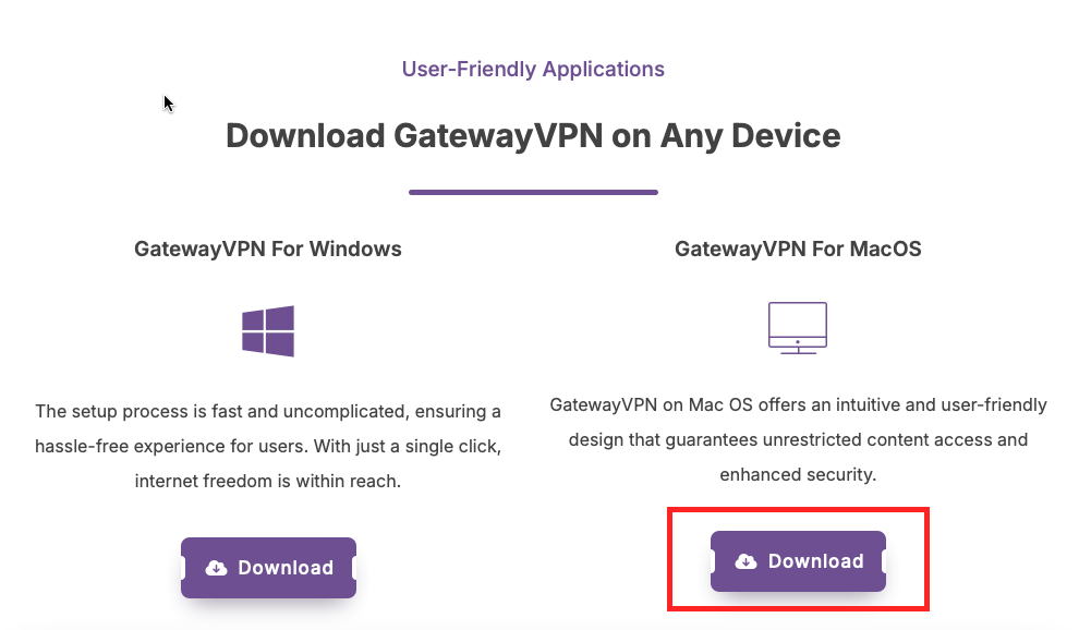 How To Set Up GatewayVPN on Mac OS: Step 2