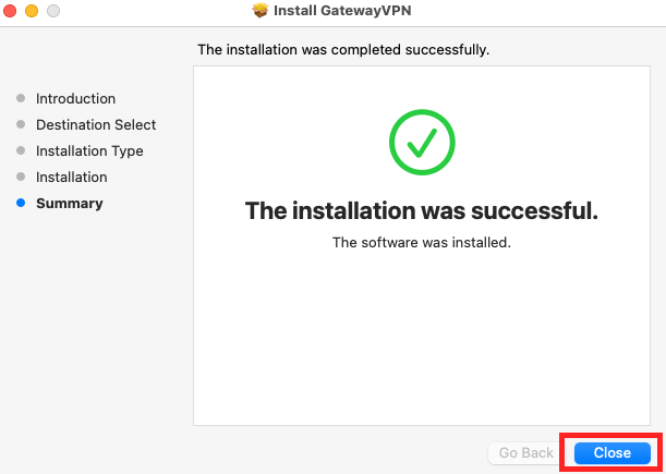 How To Set Up GatewayVPN on Mac OS: Step 8