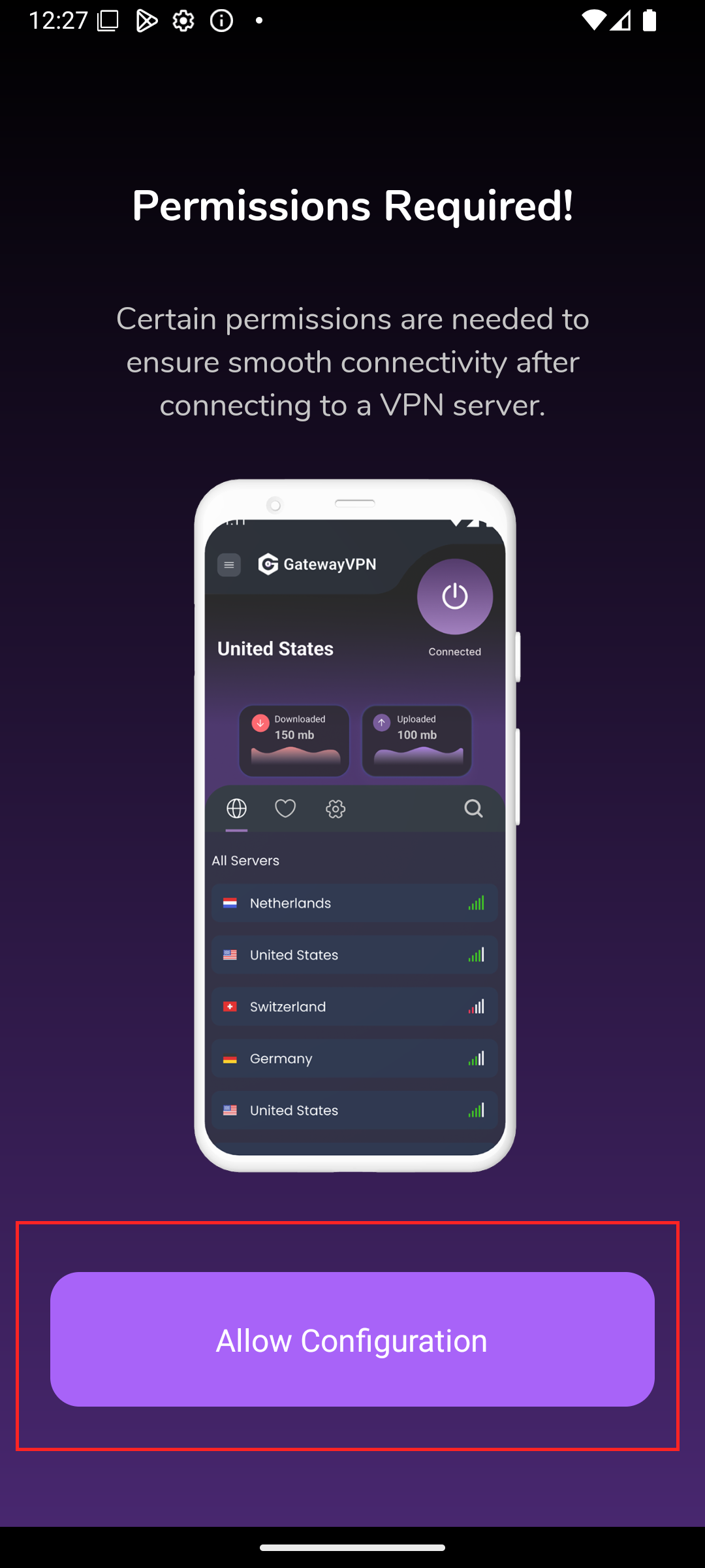 How To Set Up GatewayVPN on Android: Step 5