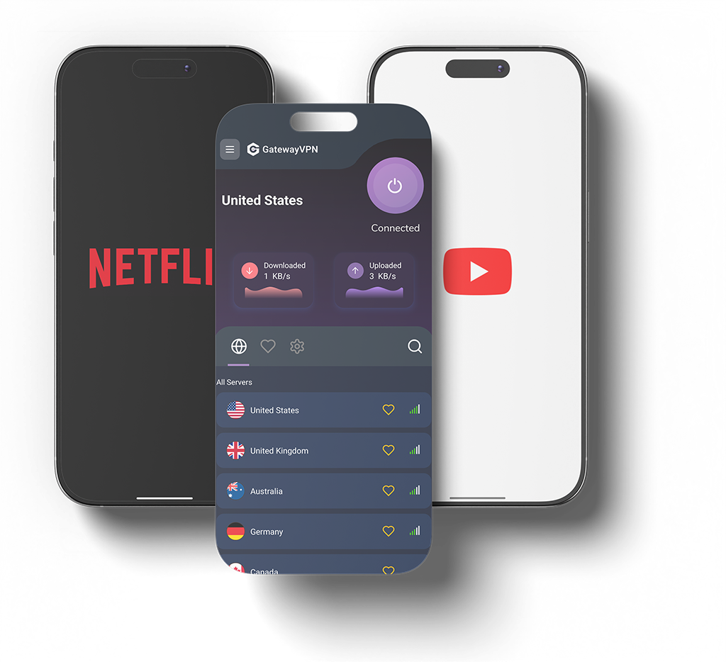 GatewayVPN on Android for streaming
