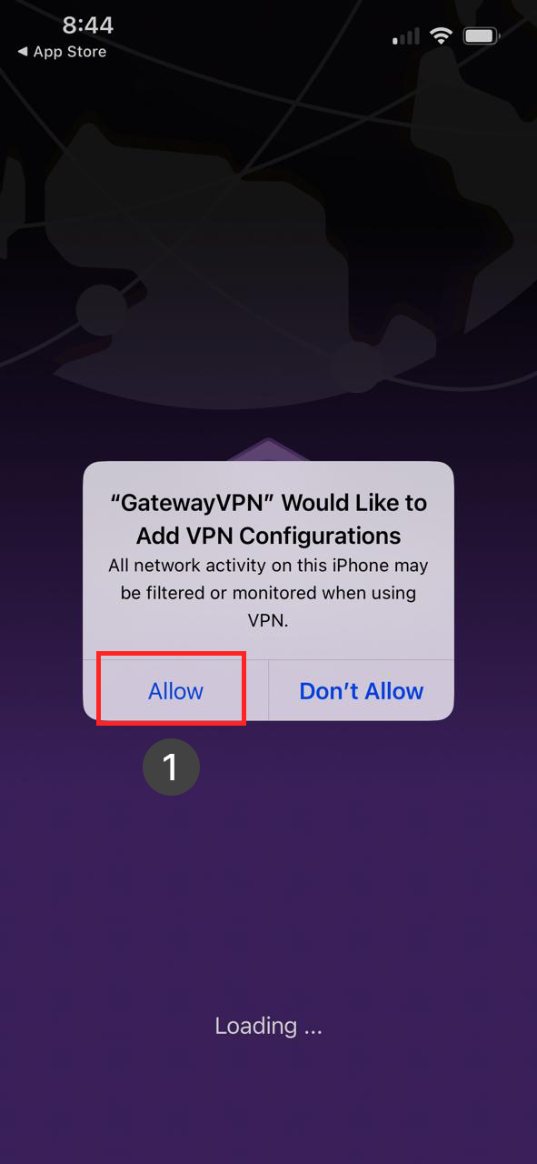 How To Set Up GatewayVPN on iOS: Step 2