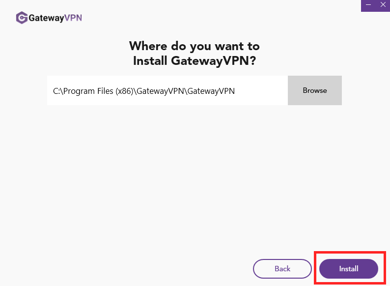 How To Set Up GatewayVPN on Windows: Step 3