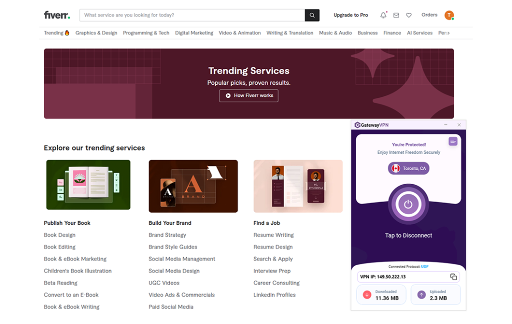 How to Unblock Fiverr from Anywhere