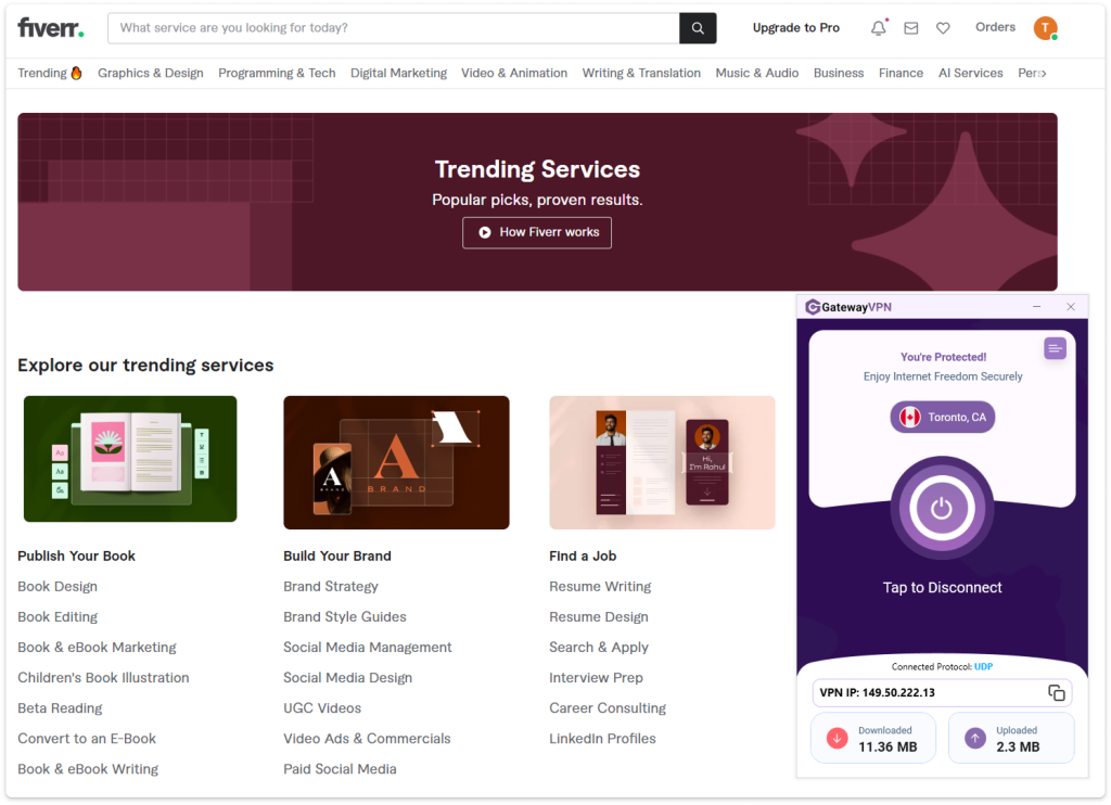 How to Unblock Fiverr from Anywhere