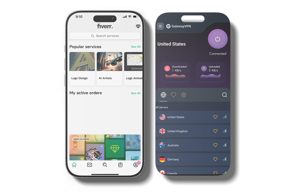 Set Up a VPN for Fiverr on iPhone