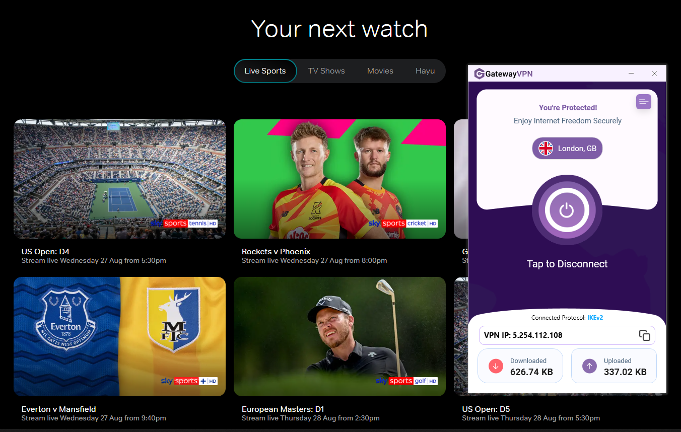 how to watch NOW TV in Spain or anywhere else