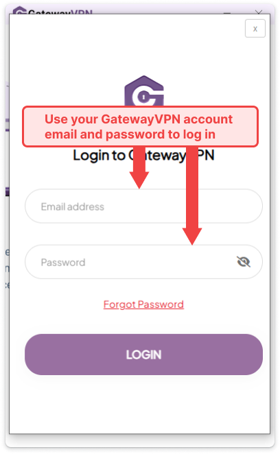 How To Set Up GatewayVPN on Windows: Step 5