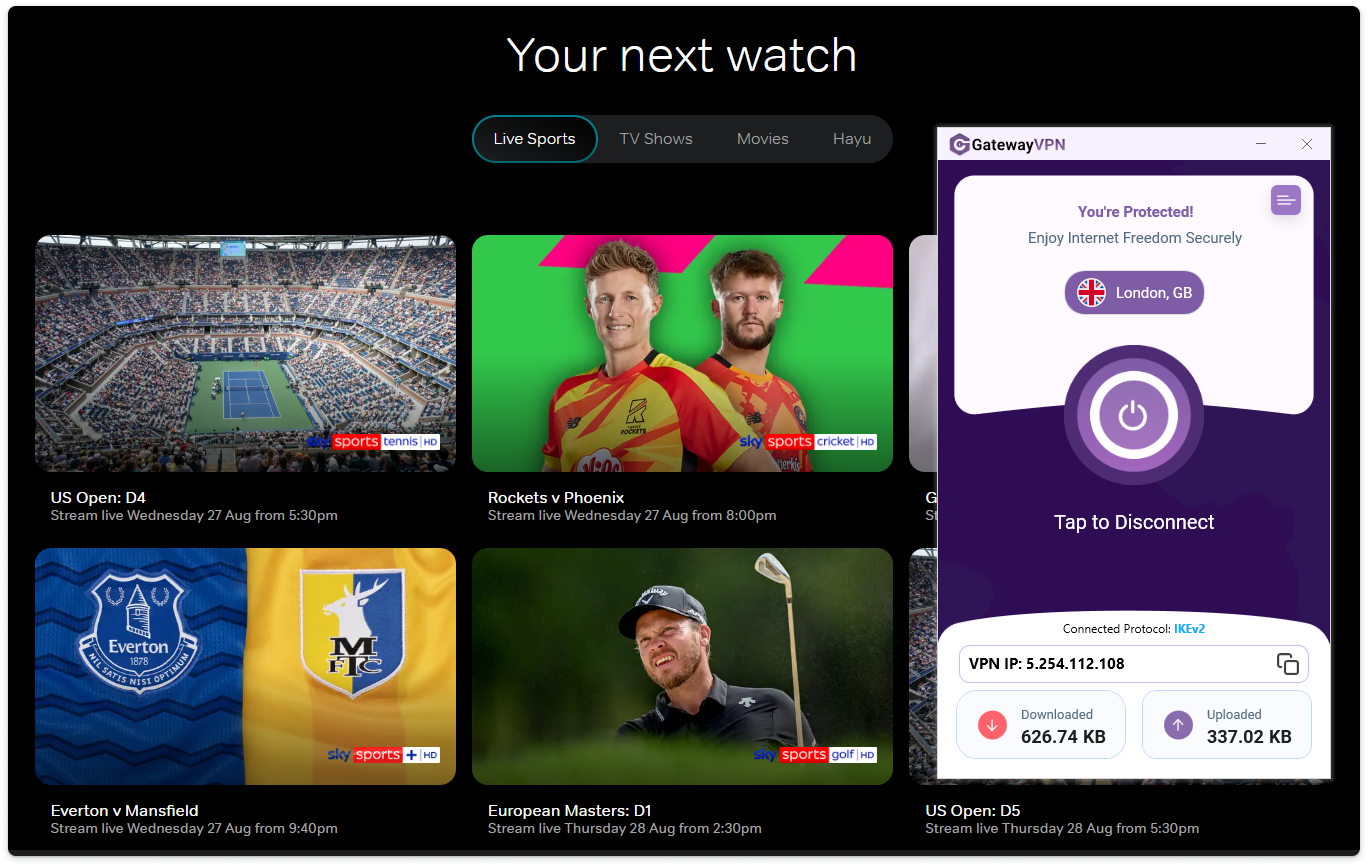 how to watch NOW TV in Spain or anywhere else