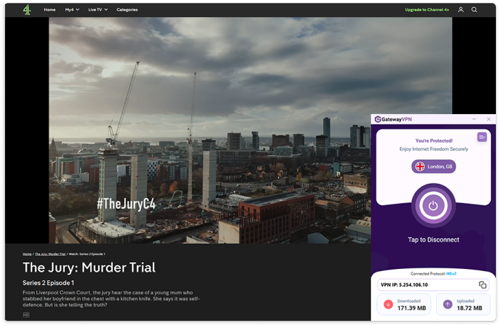 Watch Channel 4 outside the UK