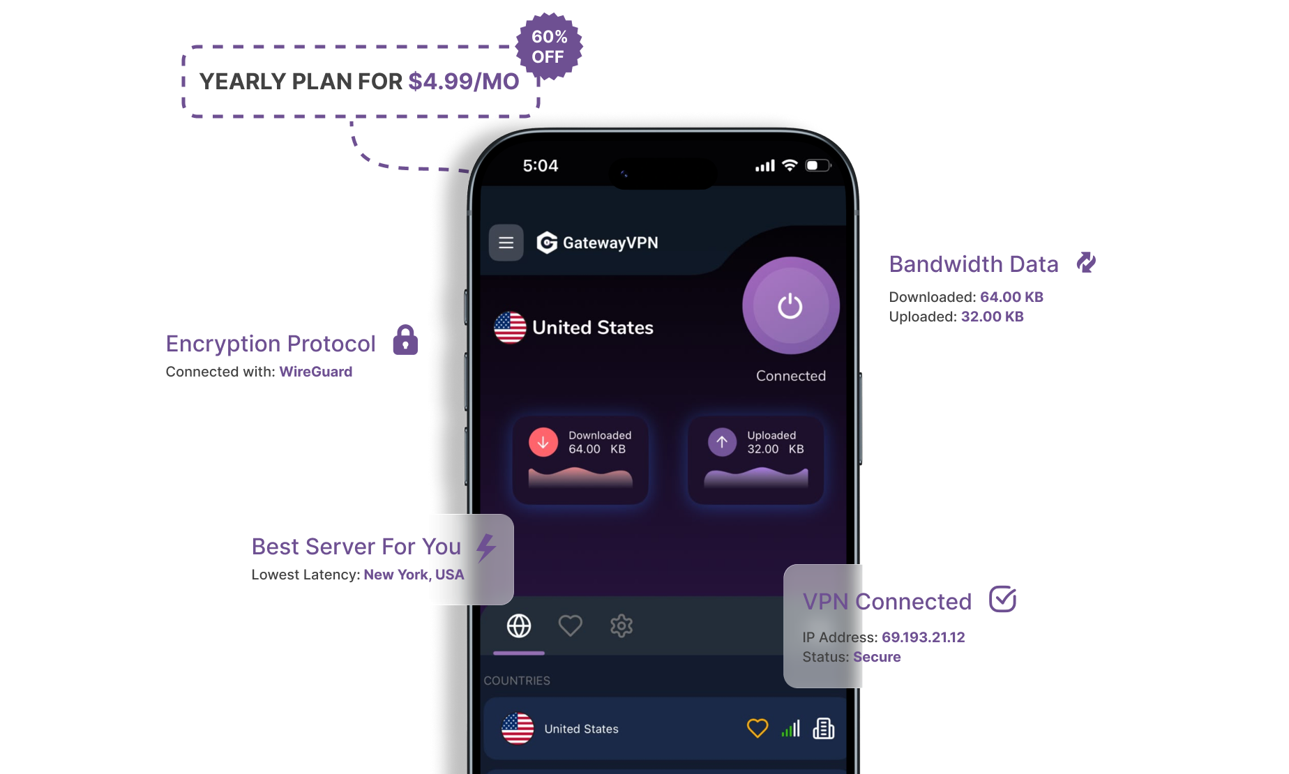 GatewayVPN app showcase